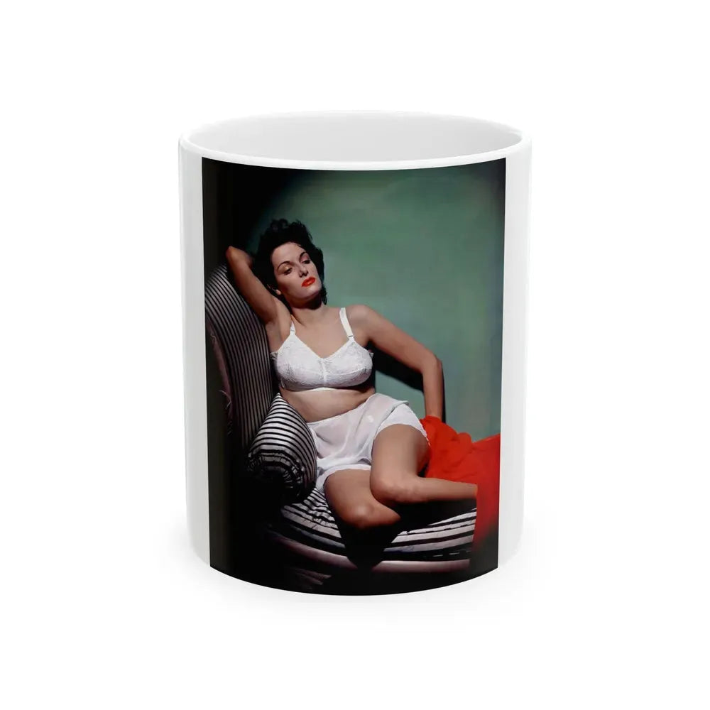 Jane Russell #139 1 (Vintage Female Icon) White Coffee Mug 11oz - Go Mug Yourself