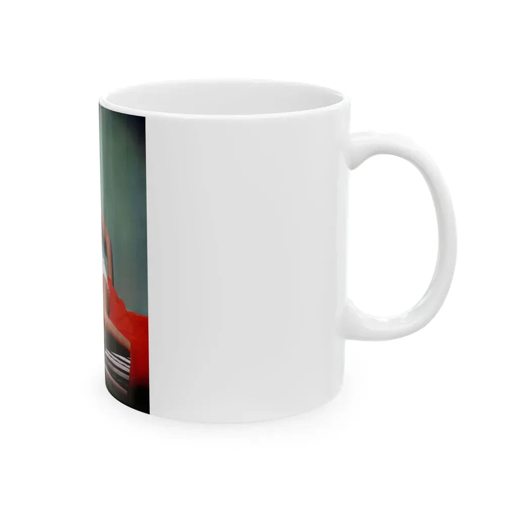 Jane Russell #139 1 (Vintage Female Icon) White Coffee Mug - Go Mug Yourself