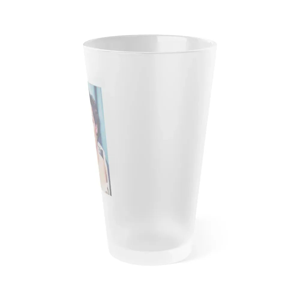 Jane Russell #139 (Vintage Female Icon) Frosted Pint Glass 16oz - Go Mug Yourself