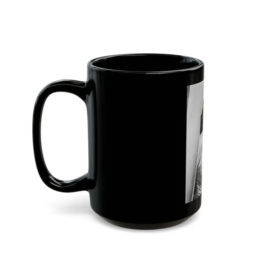 Jane Russell #142 (Vintage Female Icon) Black Coffee Mug - Go Mug Yourself