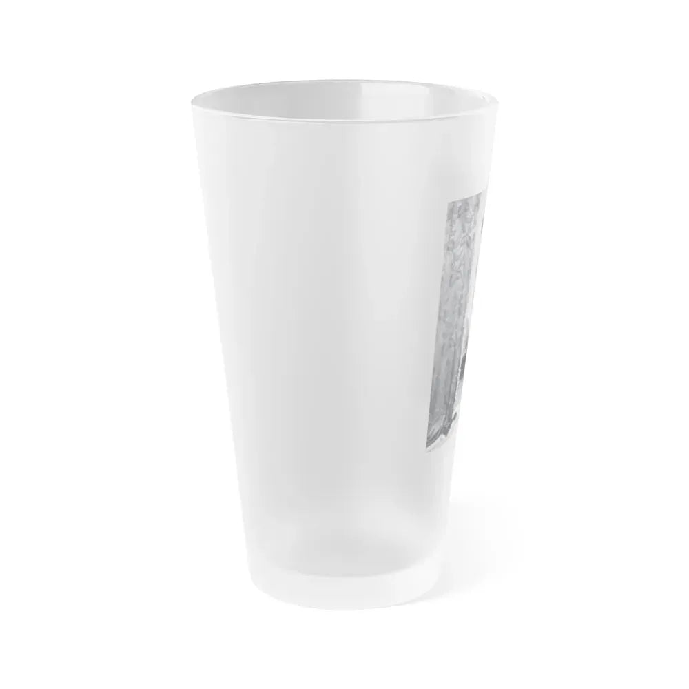 Jane Russell #145 (Vintage Female Icon) Frosted Pint Glass 16oz - Go Mug Yourself
