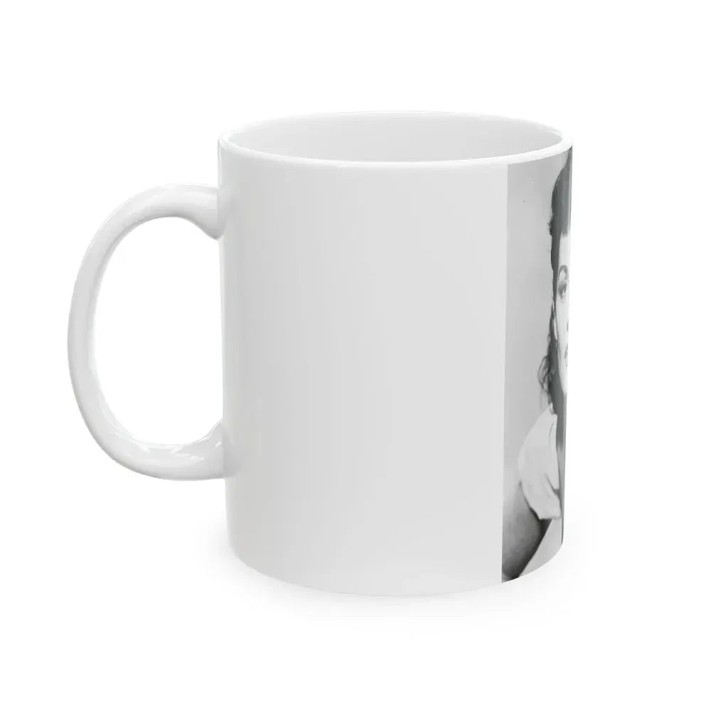 Jane Russell #15 (Vintage Female Icon) White Coffee Mug - Go Mug Yourself