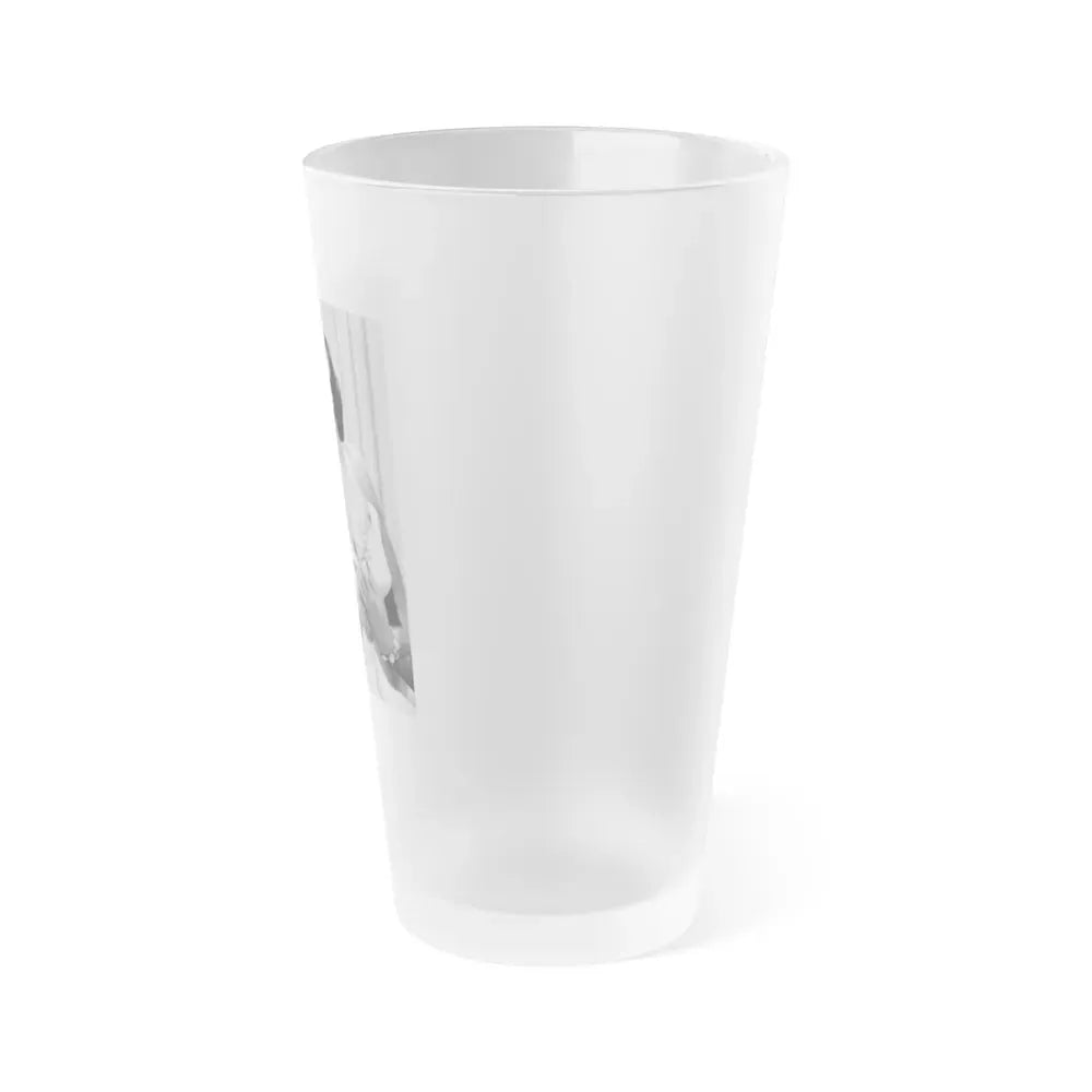 Jane Russell #150 (Vintage Female Icon) Frosted Pint Glass 16oz - Go Mug Yourself