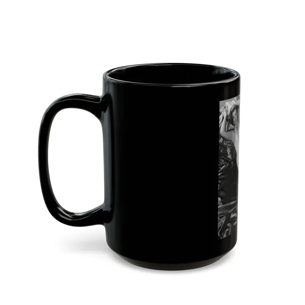 Jane Russell #156 (Vintage Female Icon) Black Coffee Mug - Go Mug Yourself