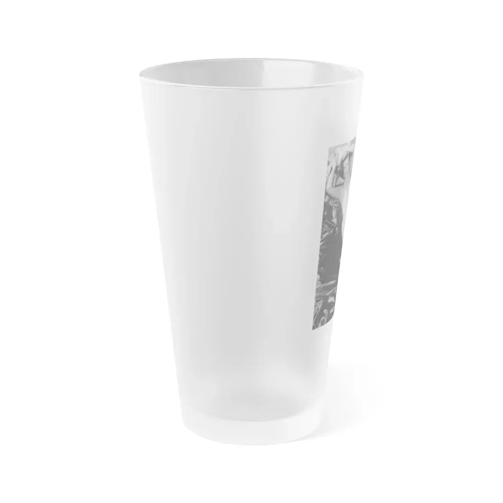 Jane Russell #156 (Vintage Female Icon) Frosted Pint Glass 16oz - Go Mug Yourself