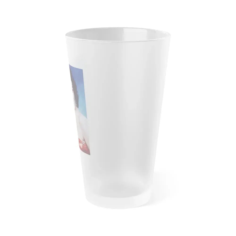 Jane Russell #164 (Vintage Female Icon) Frosted Pint Glass 16oz - Go Mug Yourself