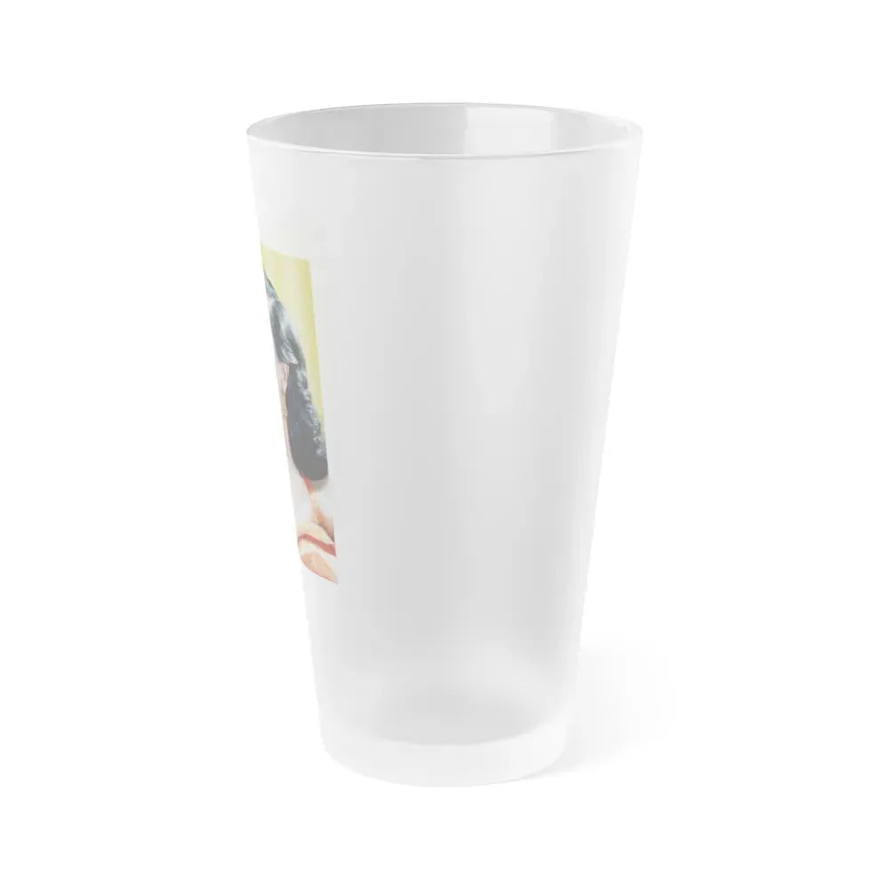 Jane Russell #169 (Vintage Female Icon) Frosted Pint Glass 16oz - Go Mug Yourself