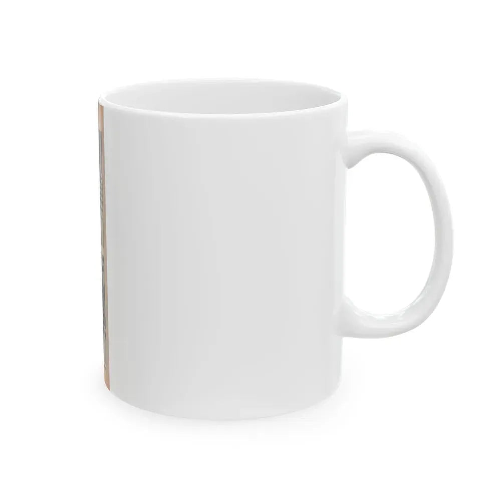 Jane Russell #191 - Show Pocket Mag. '55 - 2 B&W Photis & Caption (Vintage Female Icon) White Coffee Mug - Go Mug Yourself