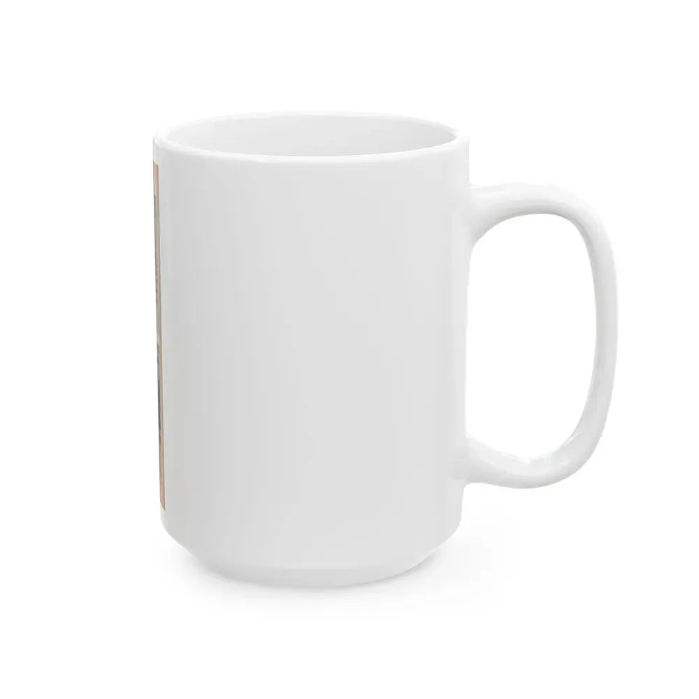 Jane Russell #191 - Show Pocket Mag. '55 - 2 B&W Photis & Caption (Vintage Female Icon) White Coffee Mug - Go Mug Yourself