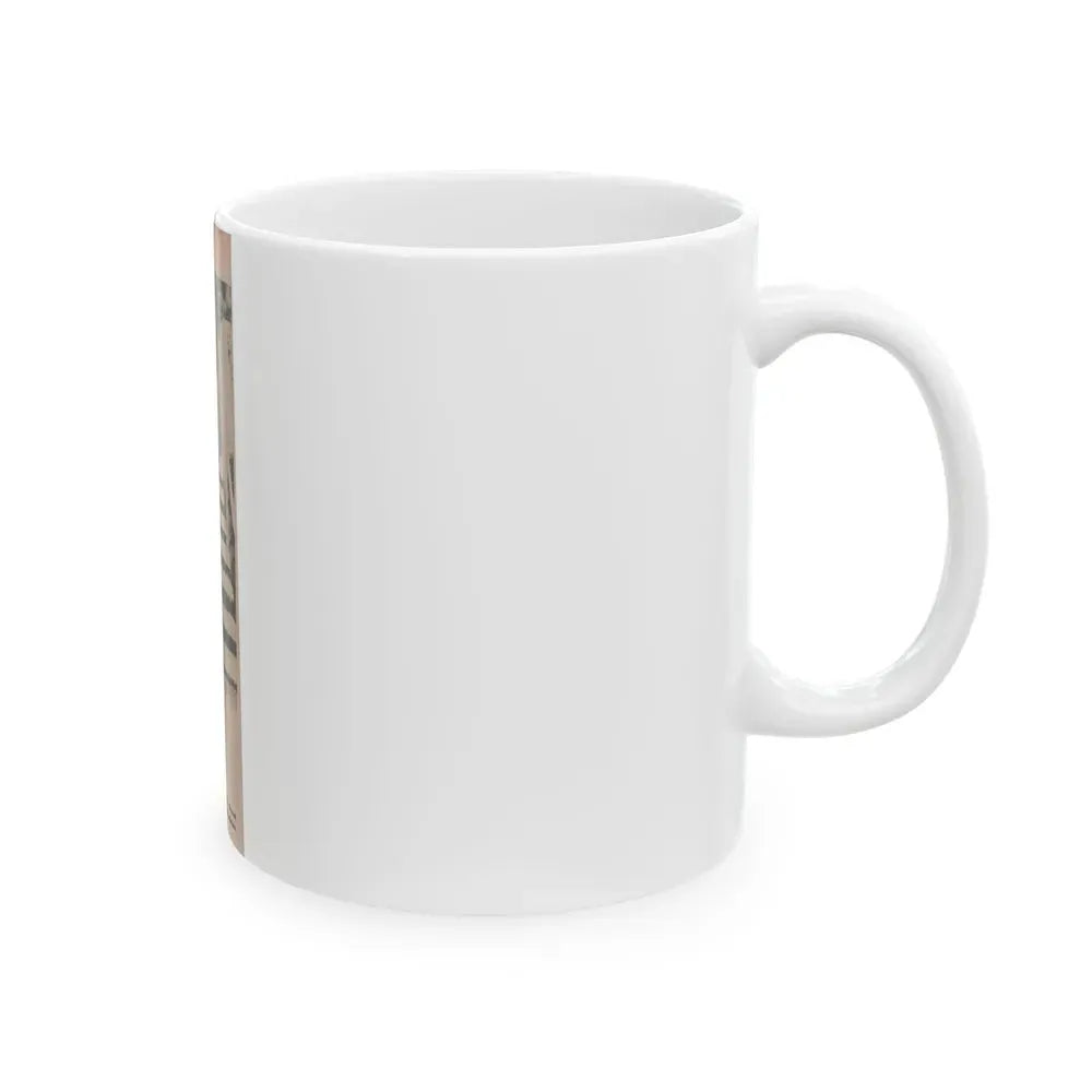 Jane Russell #192 - Picture Digest Dec. '56 - 1 B&W Photo & Caption (Vintage Female Icon) White Coffee Mug - Go Mug Yourself