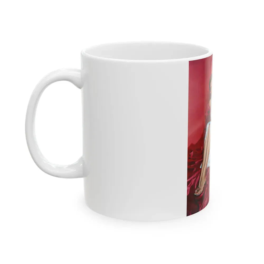Jane Russell #211 (Vintage Female Icon) White Coffee Mug - Go Mug Yourself