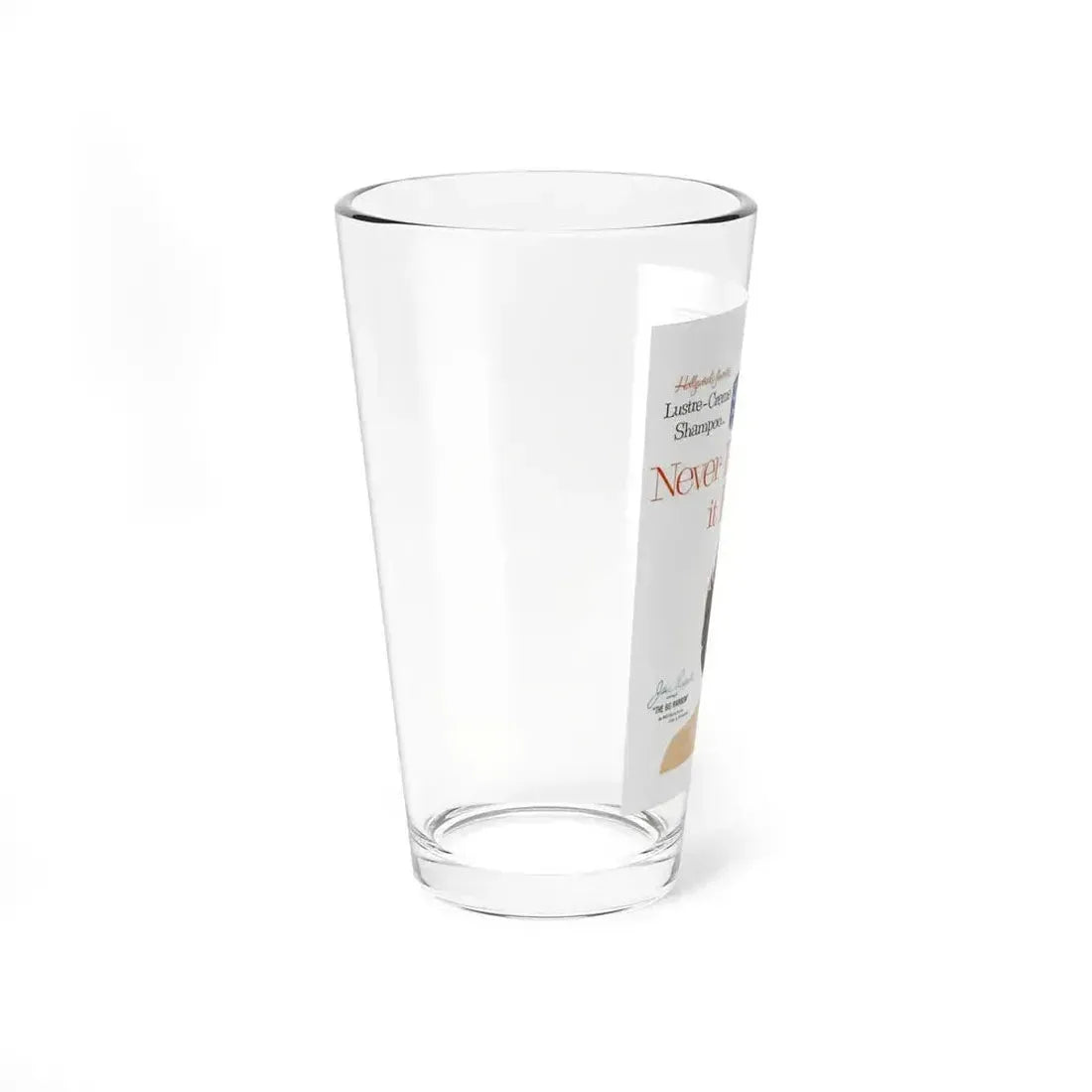 Jane Russell #215 - Vintage Shampoo Add (Vintage Female Icon) Pint Glass 16oz - Go Mug Yourself