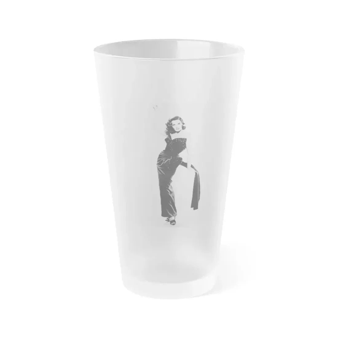 Jane Russell #220 (Vintage Female Icon) Frosted Pint Glass 16oz 16oz Frosted - Go Mug Yourself