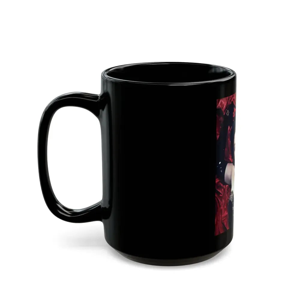 Jane Russell #221 (Vintage Female Icon) Black Coffee Mug - Go Mug Yourself
