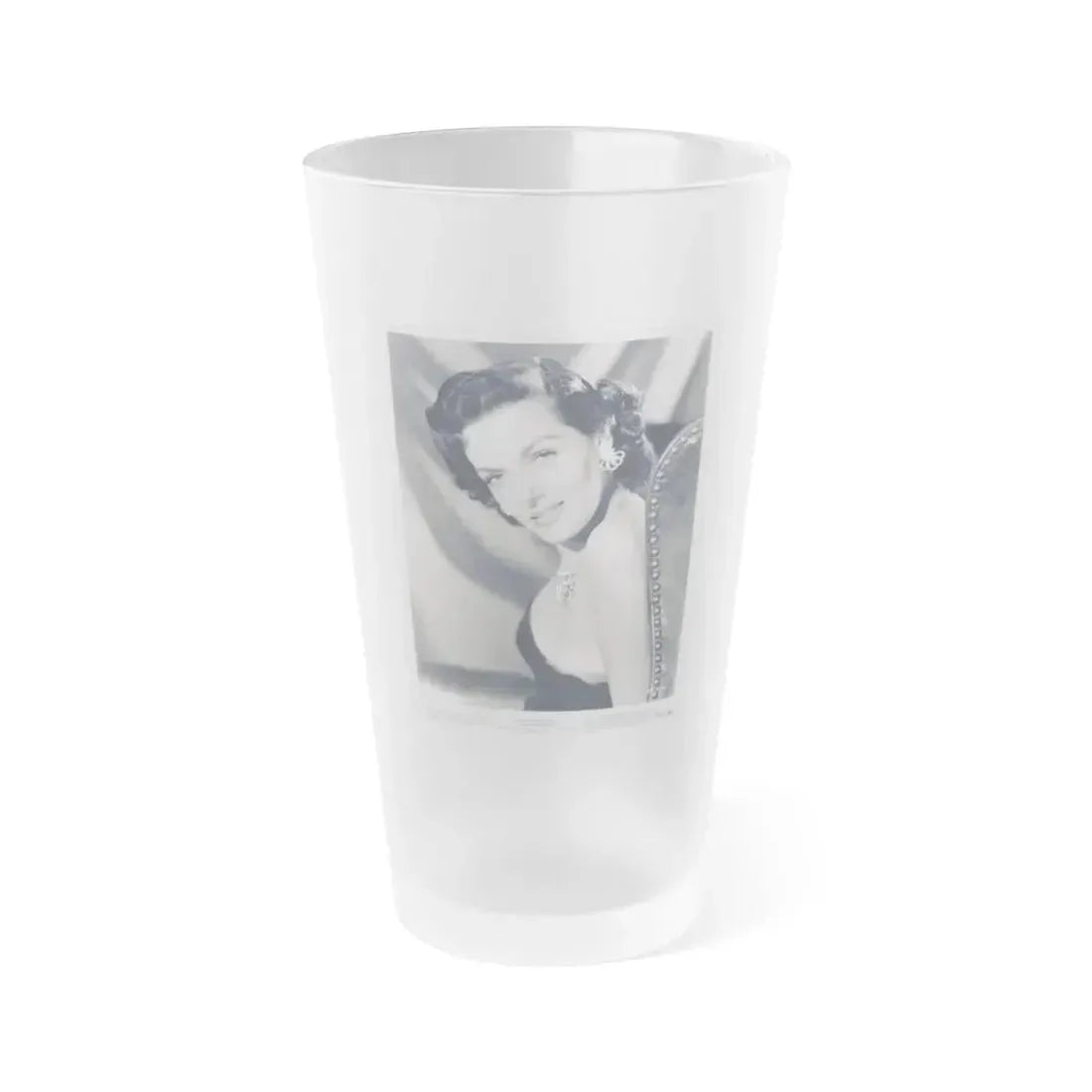 Jane Russell #231 (Vintage Female Icon) Frosted Pint Glass 16oz 16oz Frosted - Go Mug Yourself