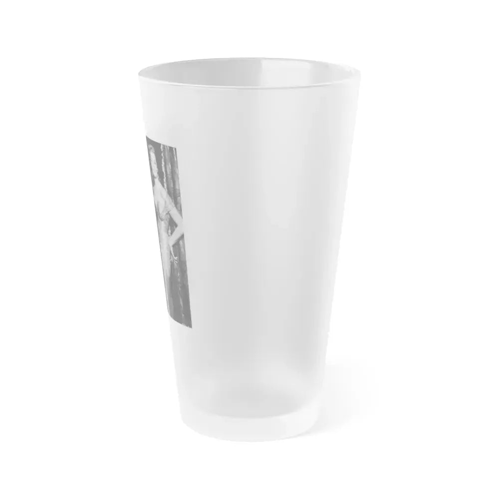 Jane Russell #237 (Vintage Female Icon) Frosted Pint Glass 16oz - Go Mug Yourself