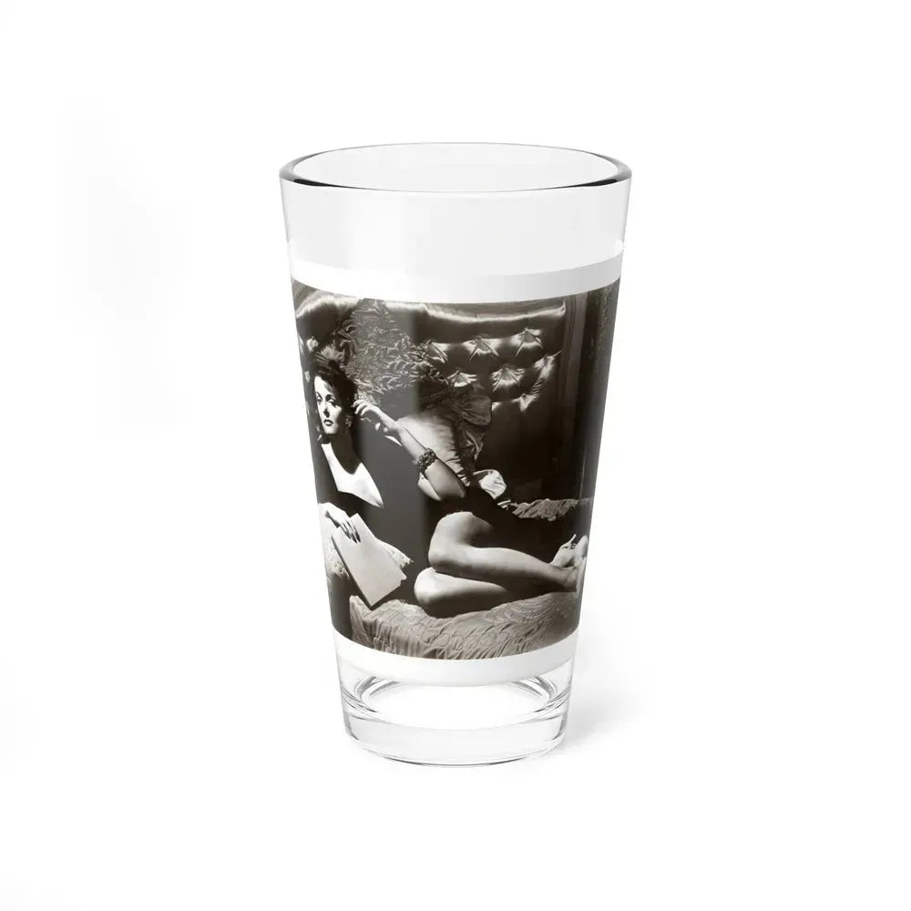 Jane Russell #241 - Vintage B&W 8x10 Full Body Glamour Dress Photo (Vintage Female Icon) Pint Glass 16oz 16oz - Go Mug Yourself