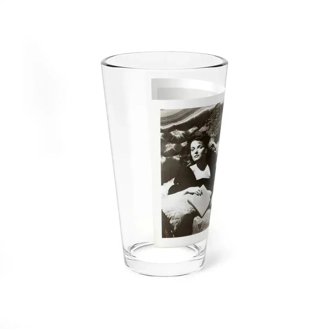 Jane Russell #241 - Vintage B&W 8x10 Full Body Glamour Dress Photo (Vintage Female Icon) Pint Glass 16oz - Go Mug Yourself