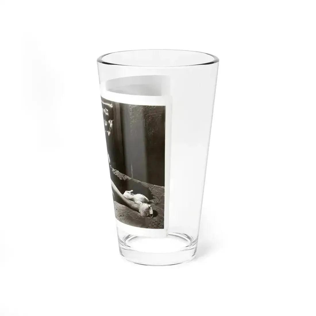 Jane Russell #241 - Vintage B&W 8x10 Full Body Glamour Dress Photo (Vintage Female Icon) Pint Glass 16oz - Go Mug Yourself