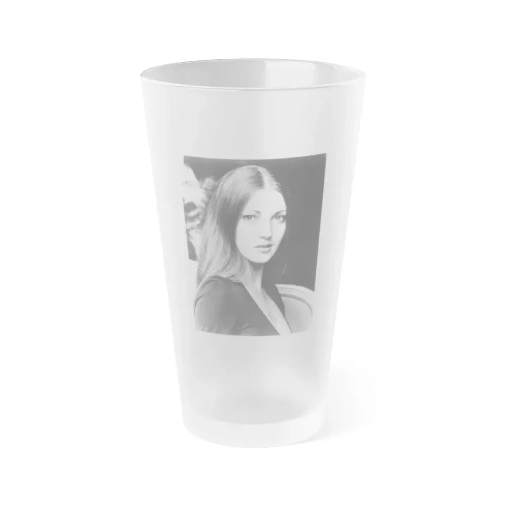 Jane Seymour #24 (Vintage Female Icon) Frosted Pint Glass 16oz 16oz Frosted - Go Mug Yourself