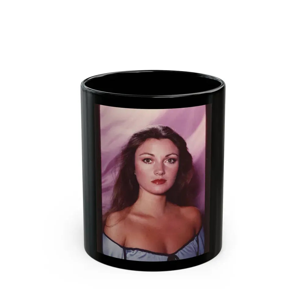 Jane Seymour #25 (Vintage Female Icon) Black Coffee Mug 11oz - Go Mug Yourself