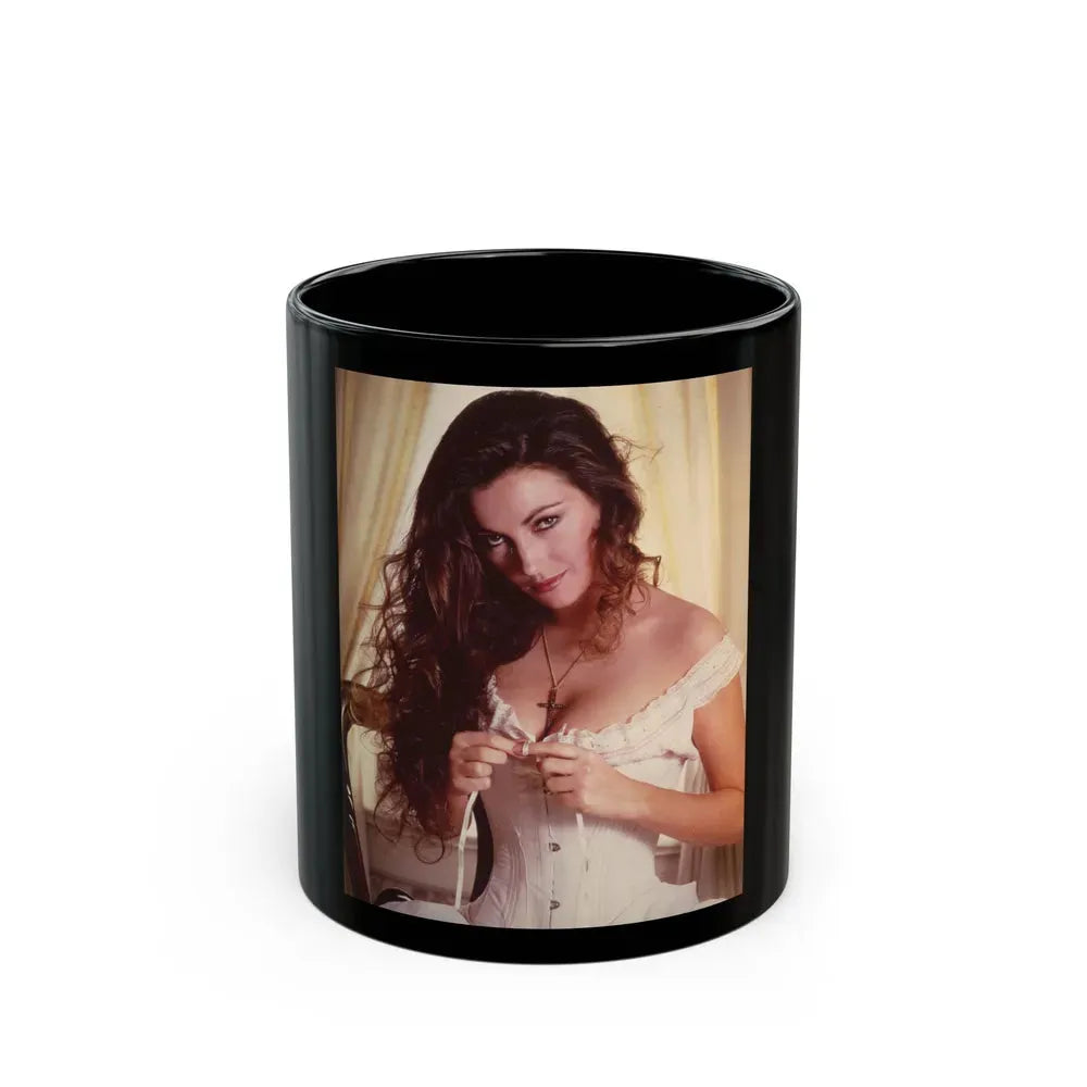 Jane Seymour #26 (Vintage Female Icon) Black Coffee Mug 11oz - Go Mug Yourself