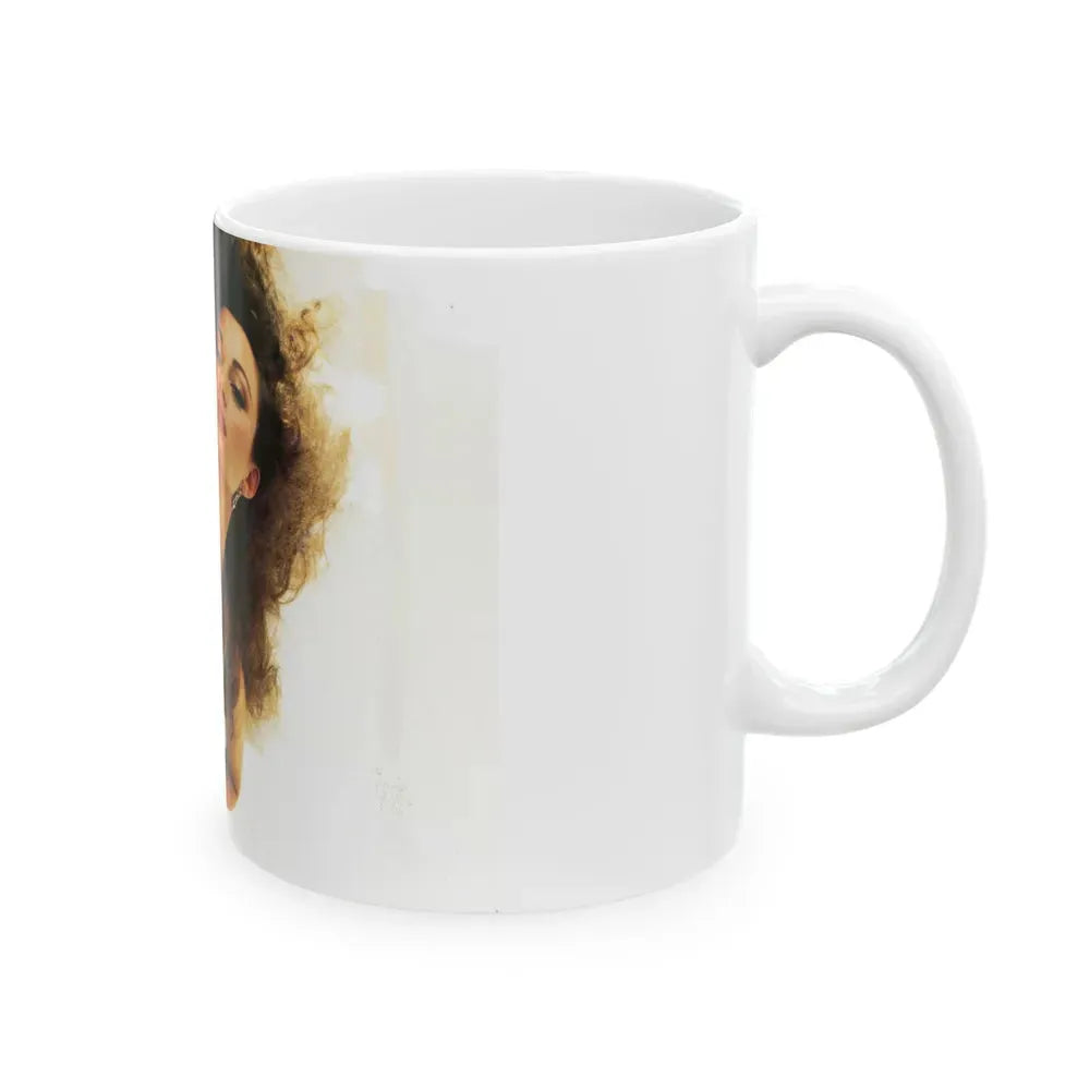 Jane Seymour #44 (Vintage Female Icon) White Coffee Mug - Go Mug Yourself