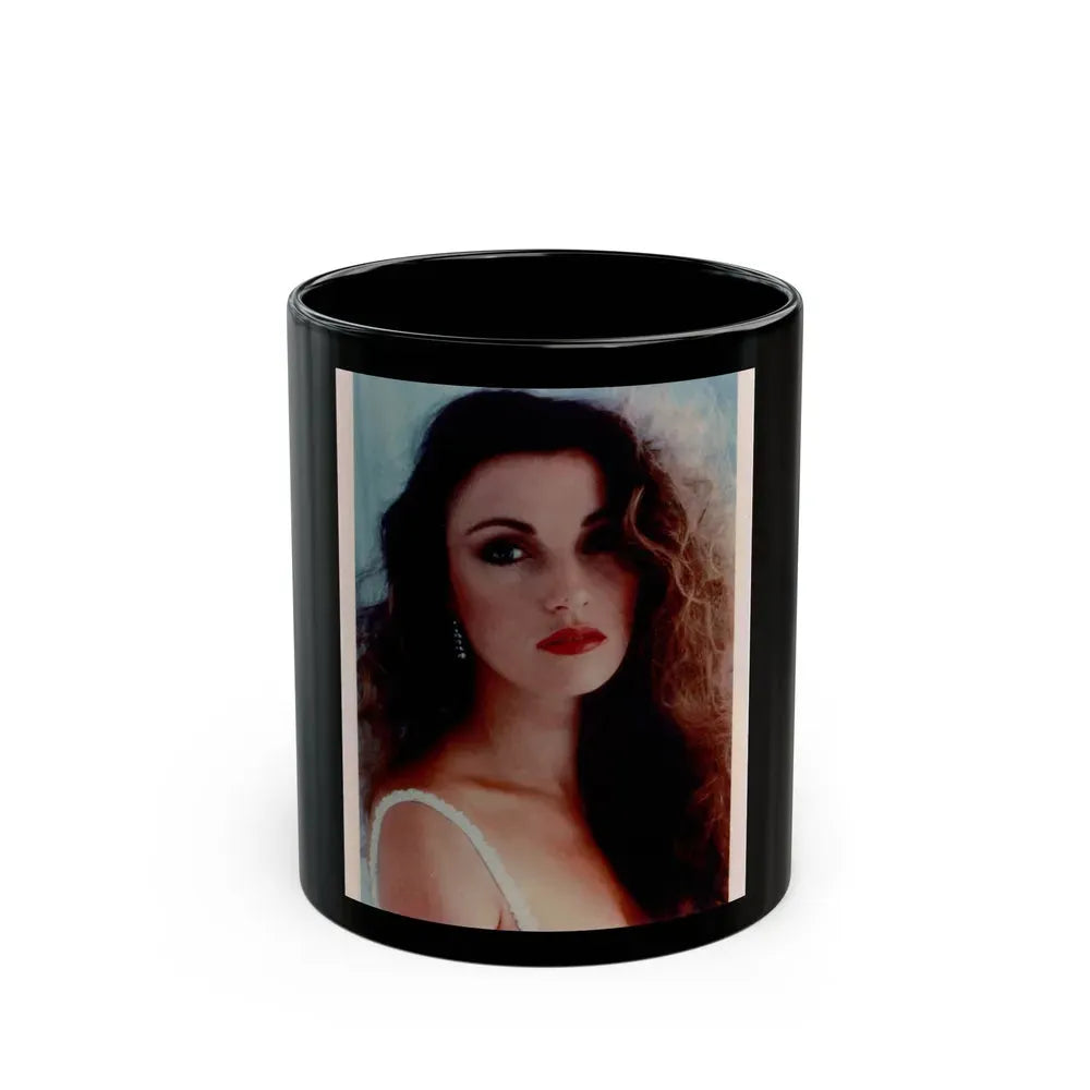Jane Seymour #50 (Vintage Female Icon) Black Coffee Mug 11oz - Go Mug Yourself