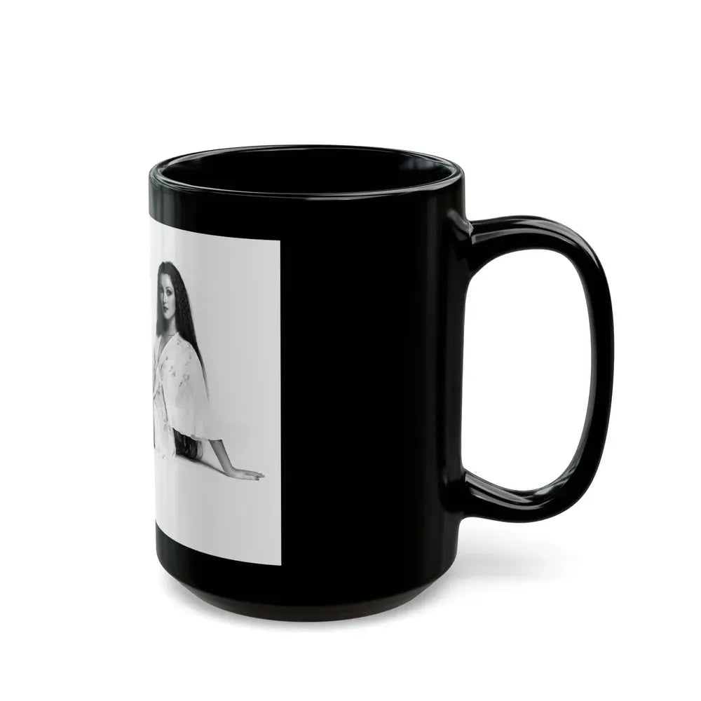 Jane Seymour #53 (Vintage Female Icon) Black Coffee Mug - Go Mug Yourself