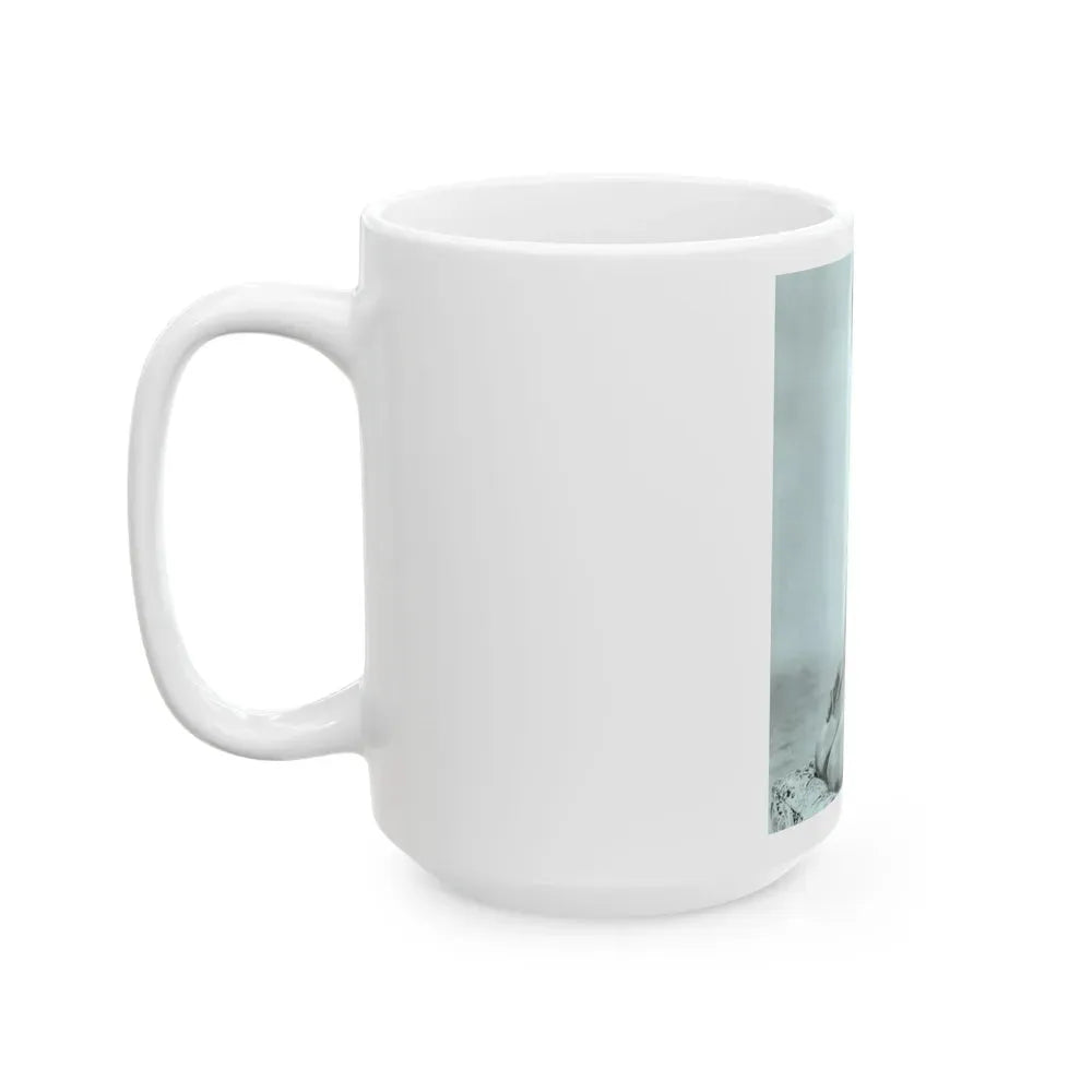 Janet Munro #32 - B&W 8x10 Full Body Cheesecake The Day The Earth Caught Fire '61 Promo Photo (Vintage Female Icon) White Coffee Mug - Go Mug Yourself