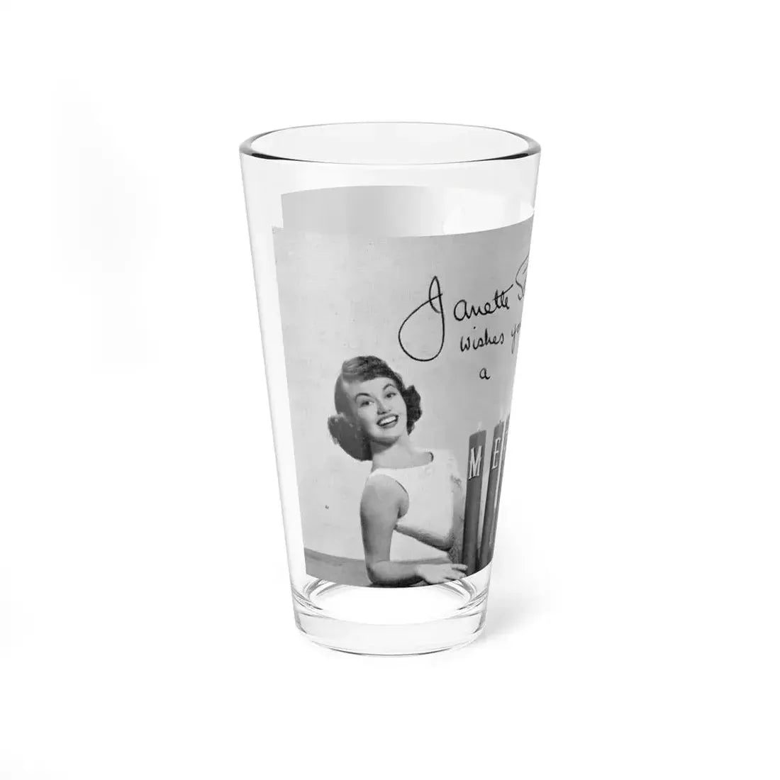 Janette Scott #47 (Vintage Female Icon) Pint Glass 16oz - Go Mug Yourself