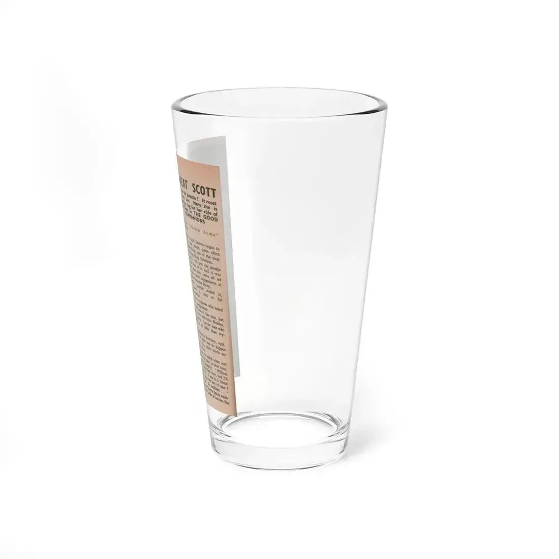 Janette Scott #57 - Life Story+Glamour Photos #38 Fans Star Library - Glamour Photo #5 (Vintage Female Icon) Pint Glass 16oz - Go Mug Yourself