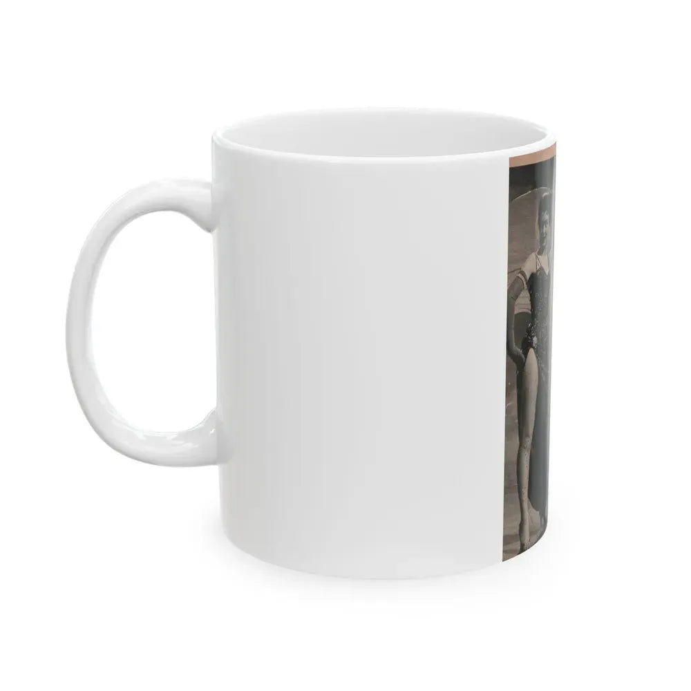 Janette Scott #57 - Life Story+Glamour Photos #38 Fans Star Library - Glamour Photo #5 (Vintage Female Icon) White Coffee Mug - Go Mug Yourself