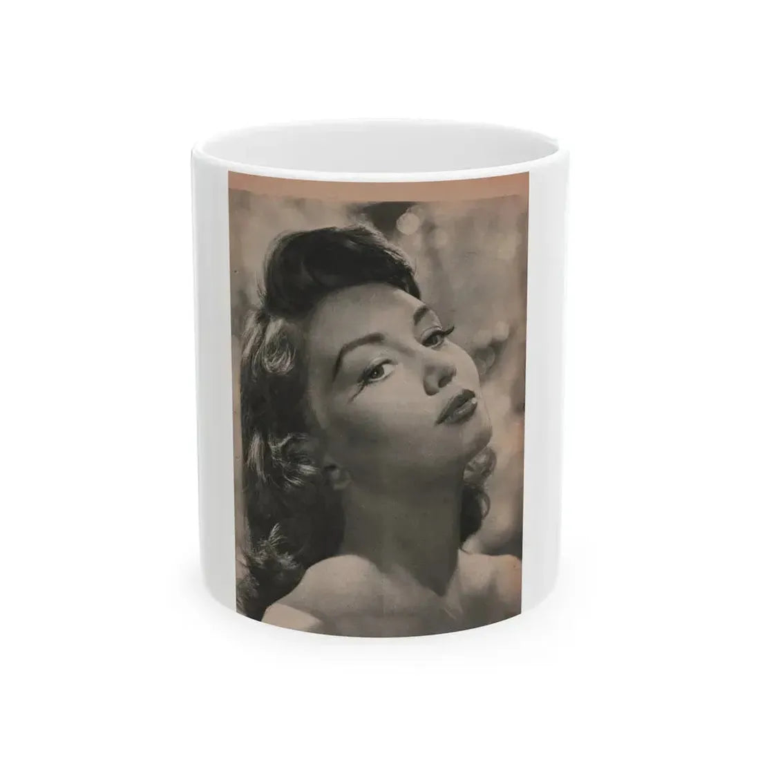 Janette Scott #60 - Life Story+Glamour Photos #38 Fans Star Library - Glamour Photo #7 (Vintage Female Icon) White Coffee Mug 11oz - Go Mug Yourself