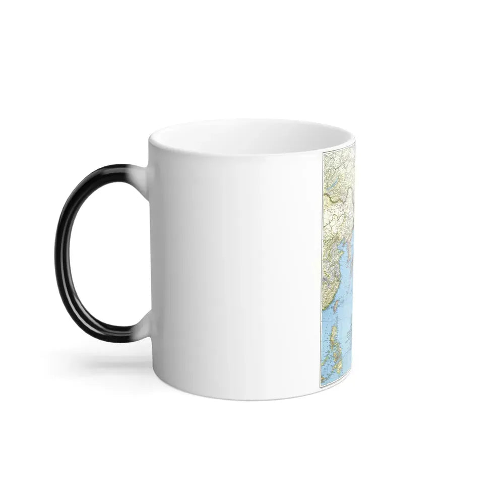 Japan and Adjacent Regions (1944) (Map) Color Changing Mug 11oz - Go Mug Yourself