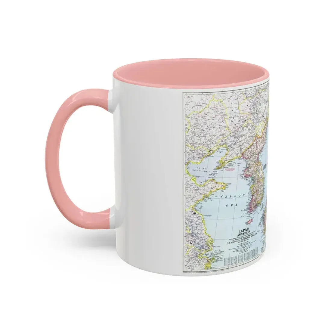 Japan and Korea (1945) (Map) Accent Coffee Mug - Go Mug Yourself