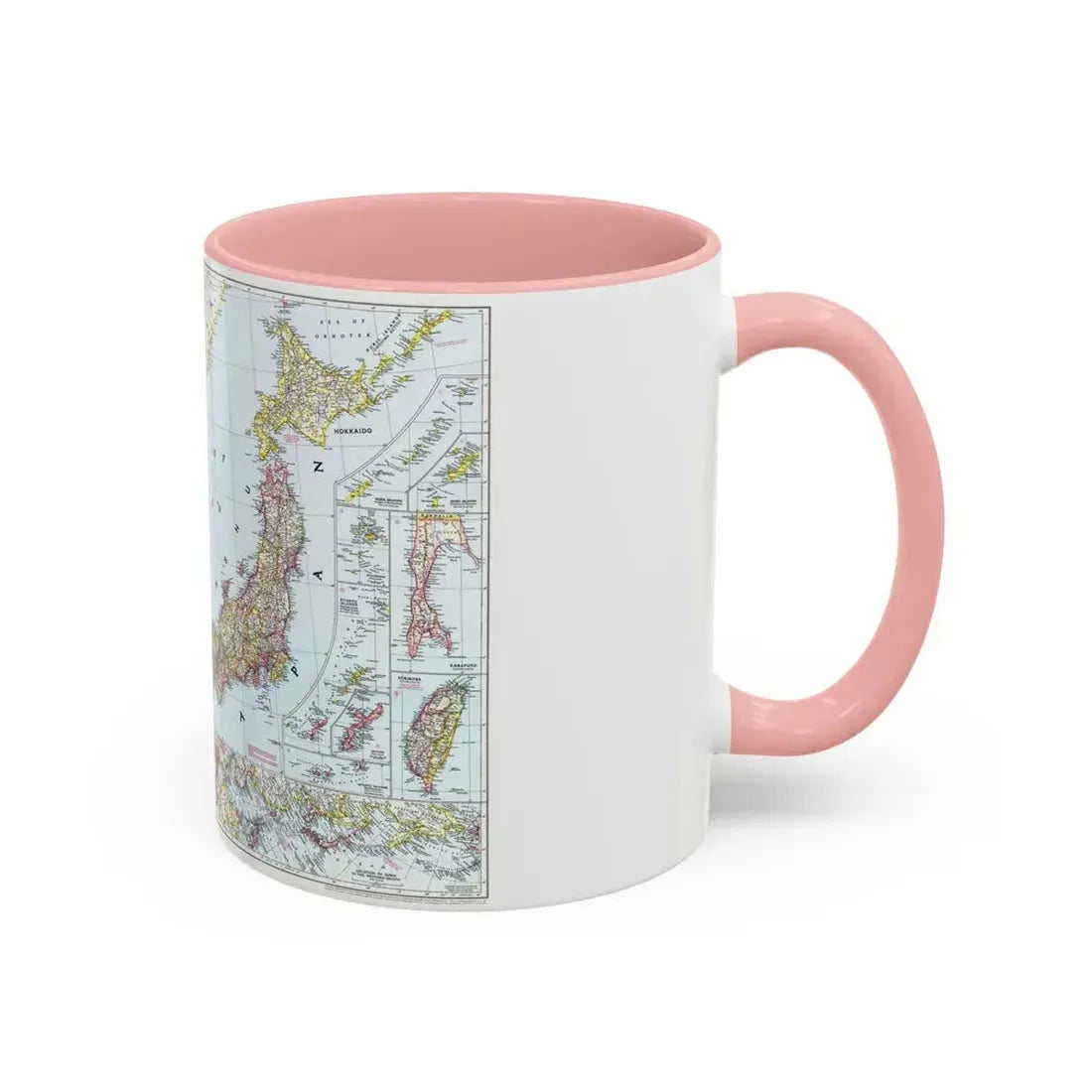 Japan and Korea (1945) (Map) Accent Coffee Mug - Go Mug Yourself