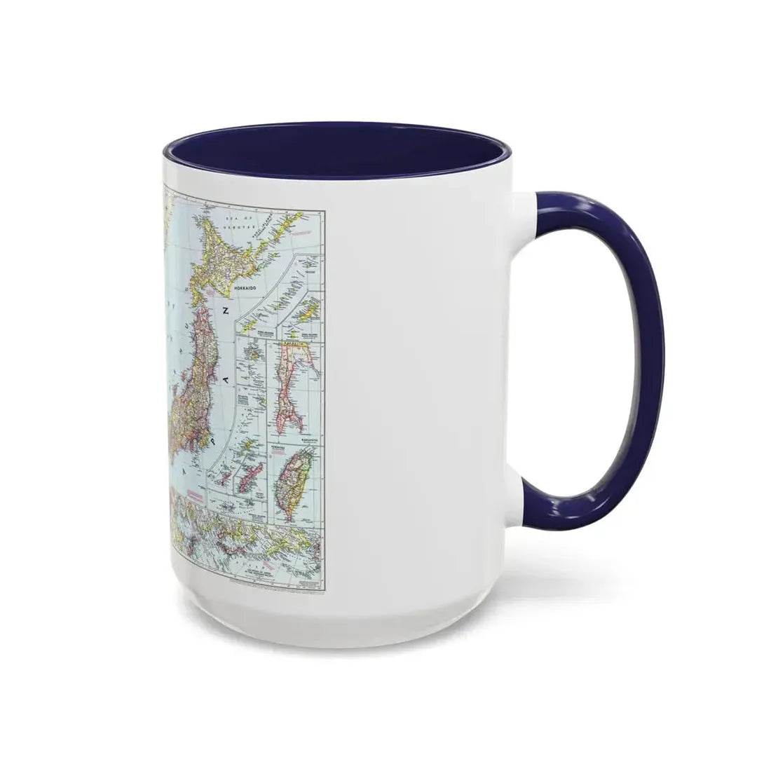 Japan and Korea (1945) (Map) Accent Coffee Mug - Go Mug Yourself