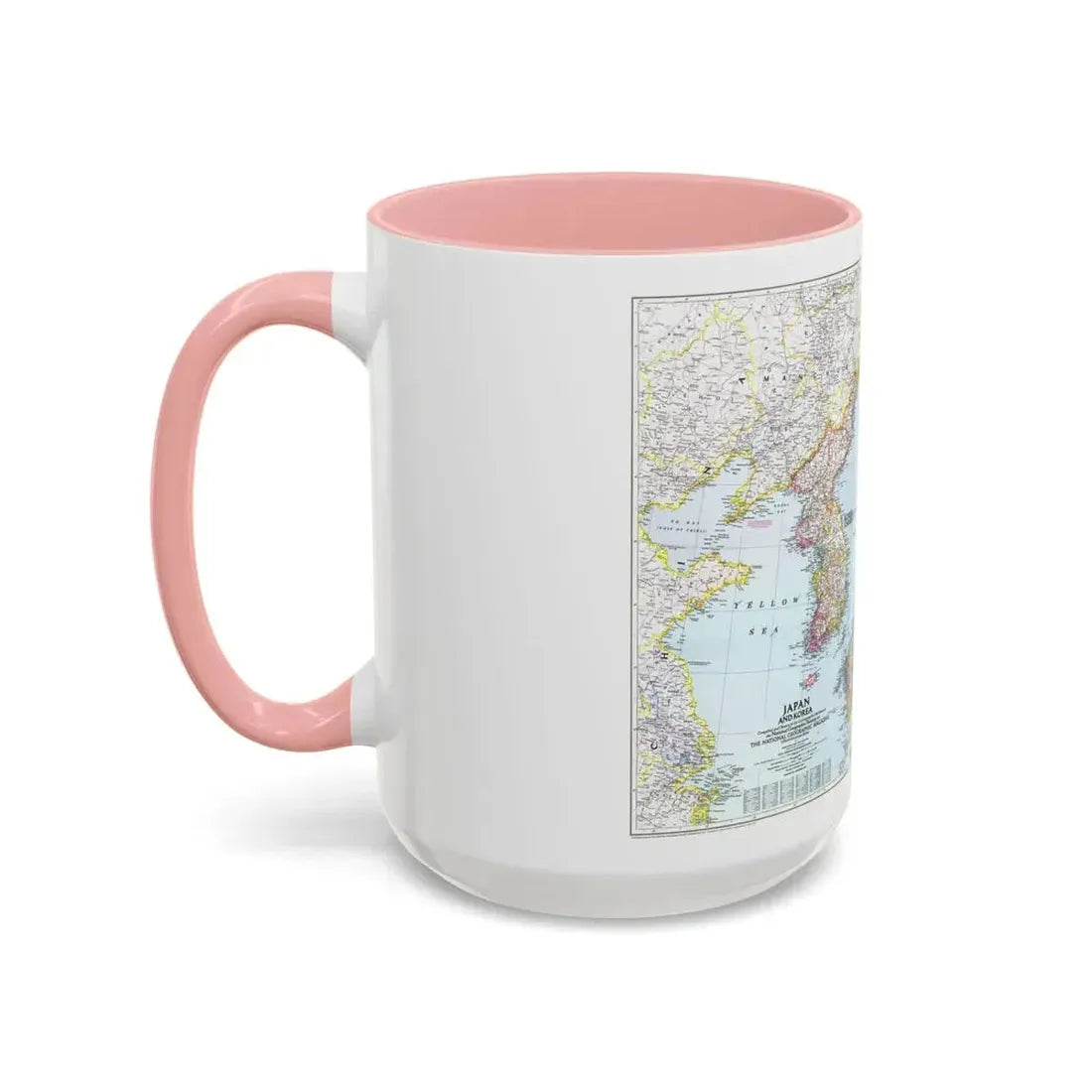 Japan and Korea (1945) (Map) Accent Coffee Mug - Go Mug Yourself