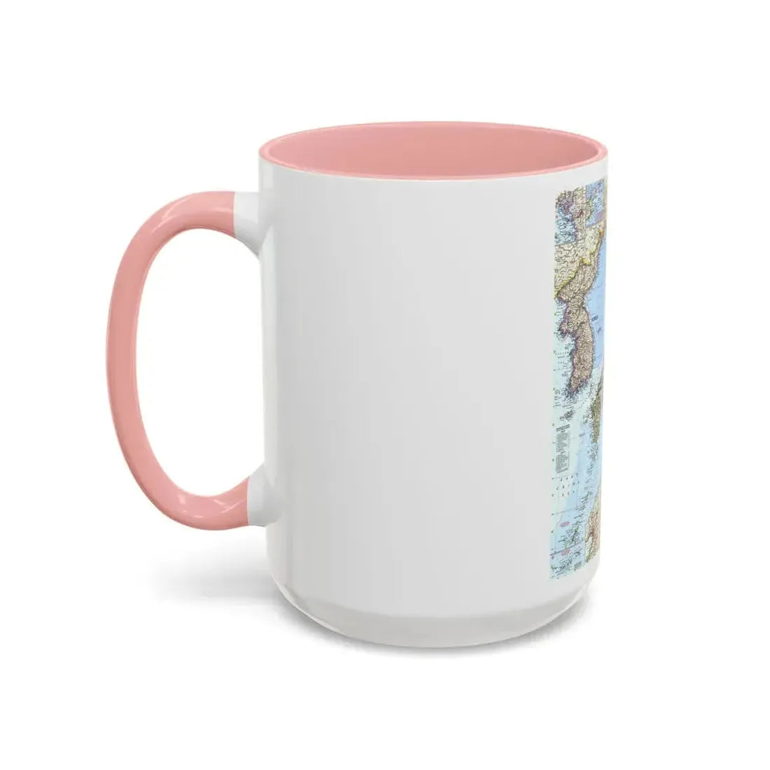 Japan and Korea (1960) (Map) Accent Coffee Mug - Go Mug Yourself