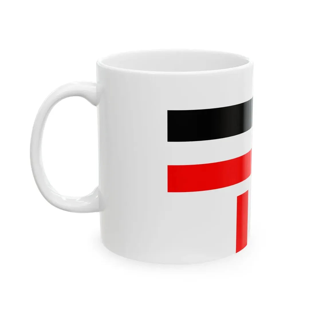 Japanese Kwantung Police Flag (Japan) White Coffee Mug - Go Mug Yourself