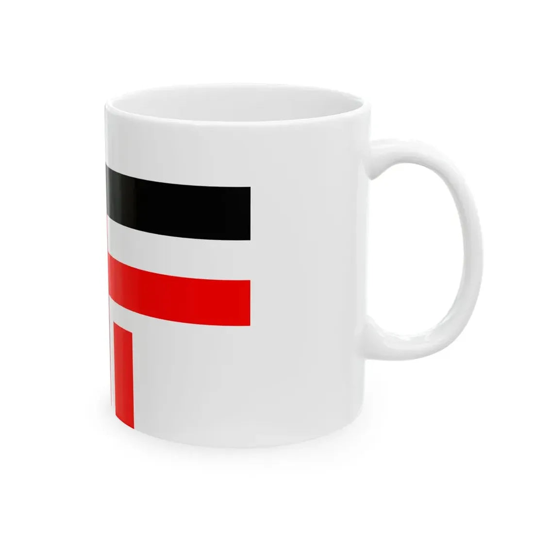 Japanese Kwantung Police Flag (Japan) White Coffee Mug - Go Mug Yourself