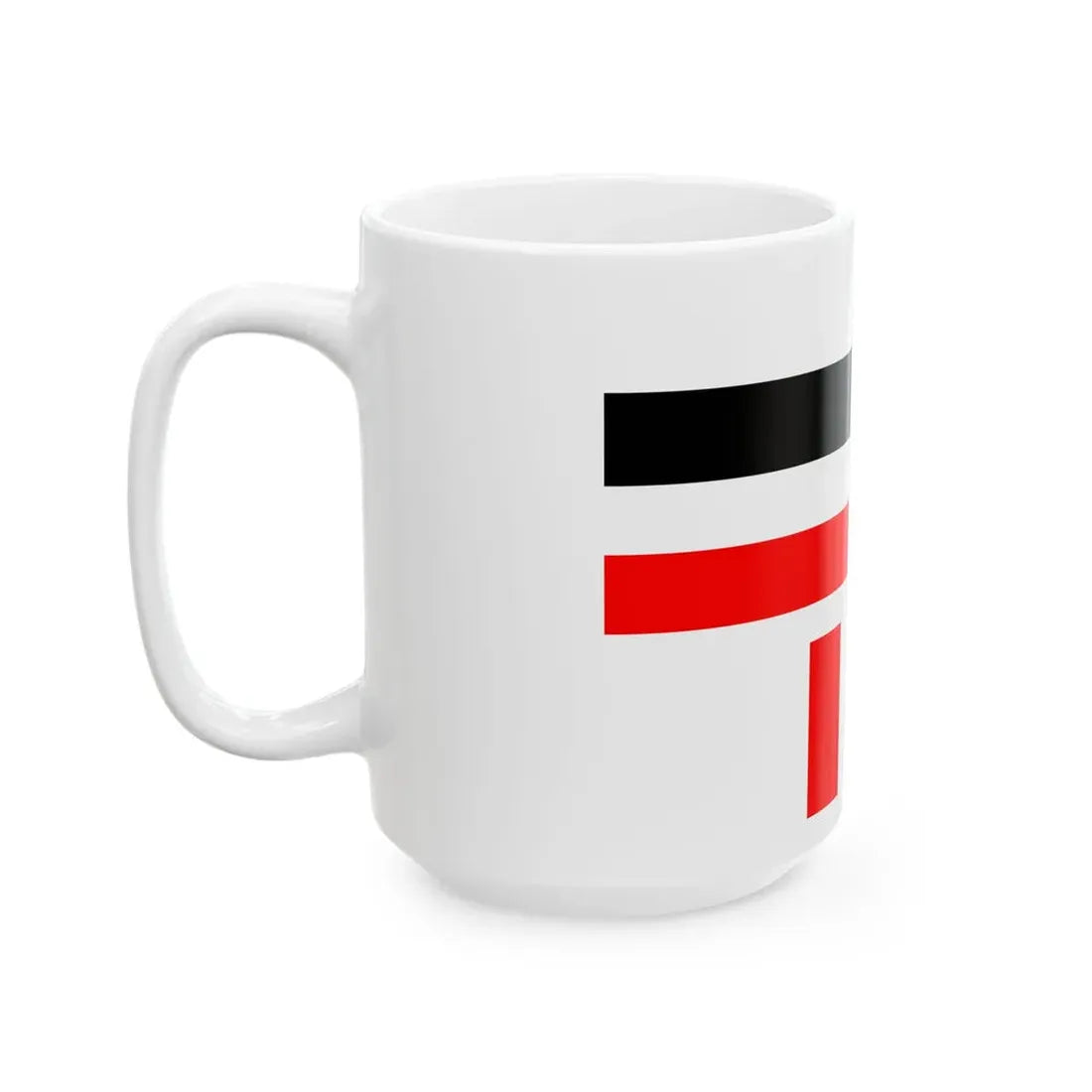Japanese Kwantung Police Flag (Japan) White Coffee Mug - Go Mug Yourself