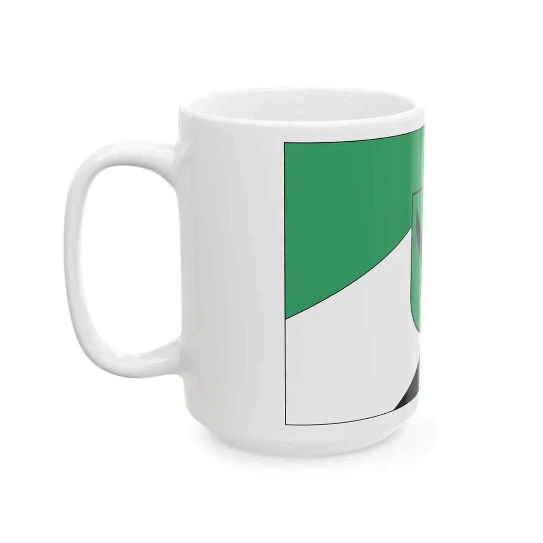 Jastrzebie Zdroj flaga (Poland) White Coffee Mug - Go Mug Yourself
