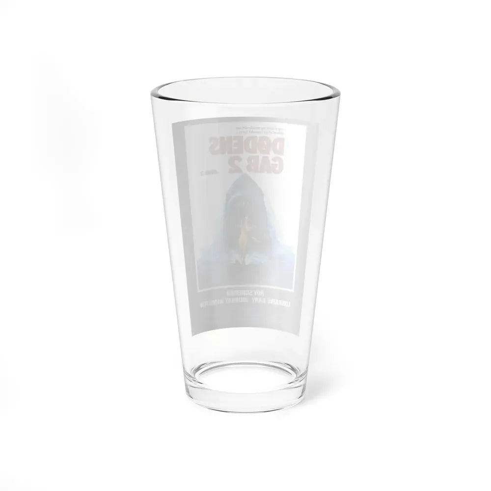 JAWS 2 (DANISH) 1978 Movie Poster - Pint Glass 16oz - Go Mug Yourself