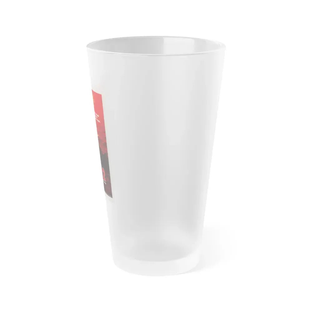 JAWS 2 (TEASER 2) 1978 Movie Poster - Frosted Pint Glass 16oz - Go Mug Yourself