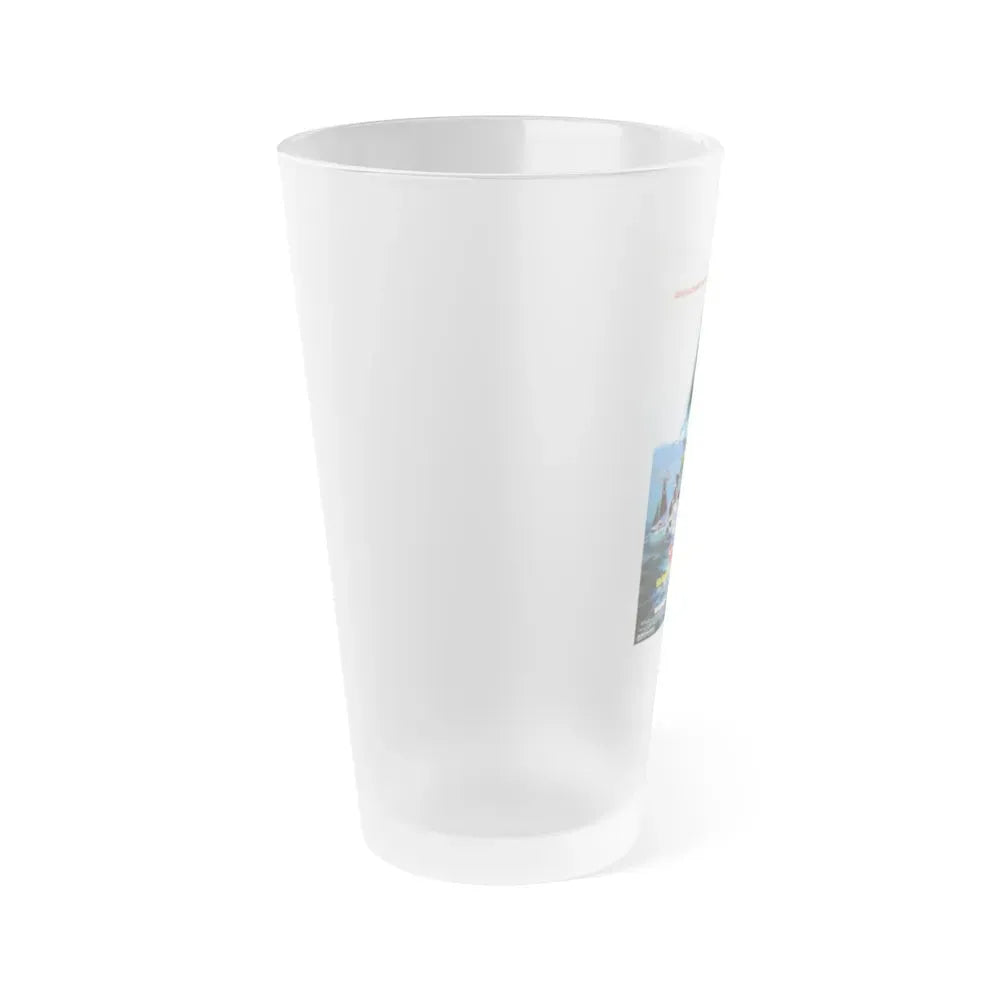 JAWS 2 (THAI) 1987 Movie Poster - Frosted Pint Glass 16oz - Go Mug Yourself