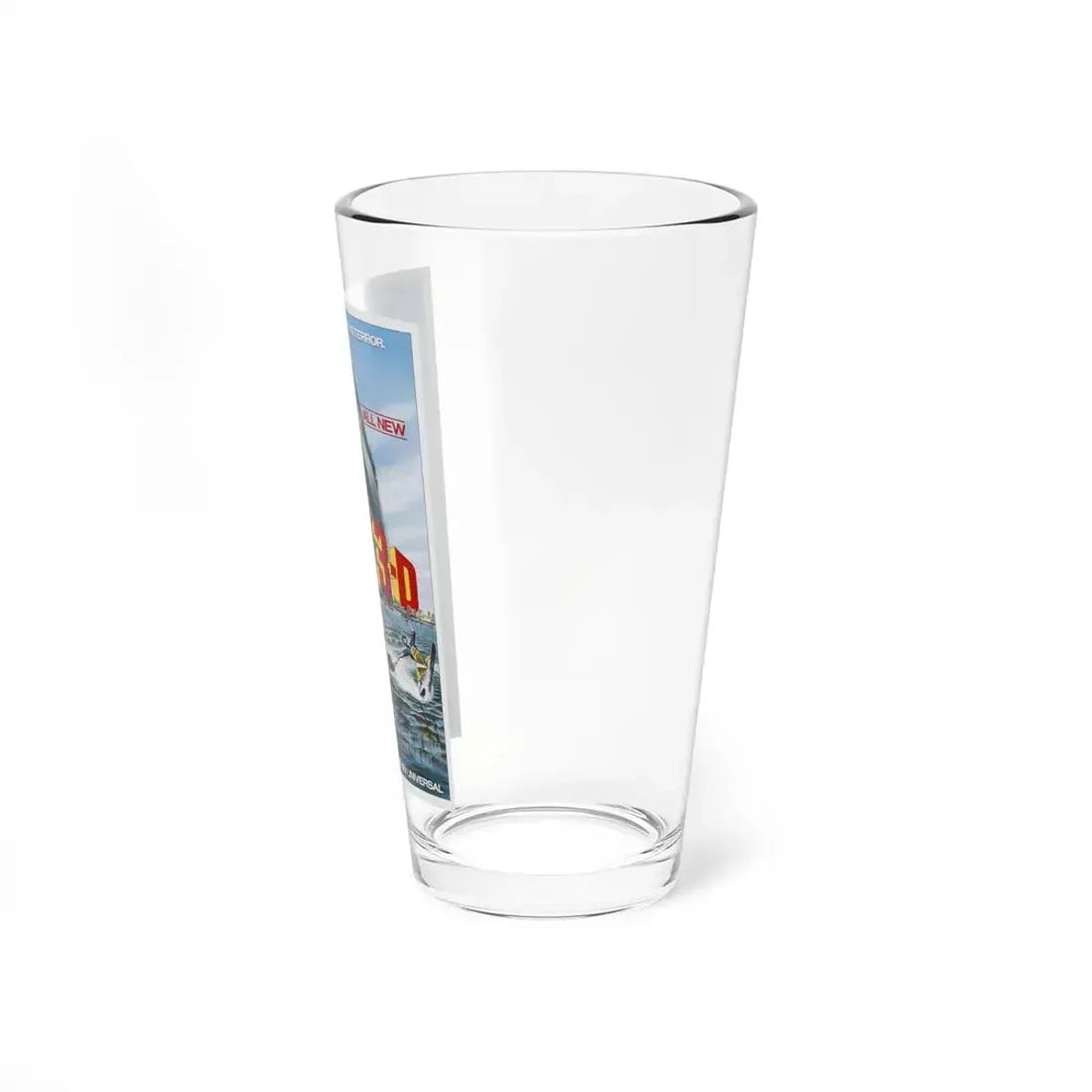 JAWS 3-D 1983 Movie Poster - Pint Glass 16oz - Go Mug Yourself