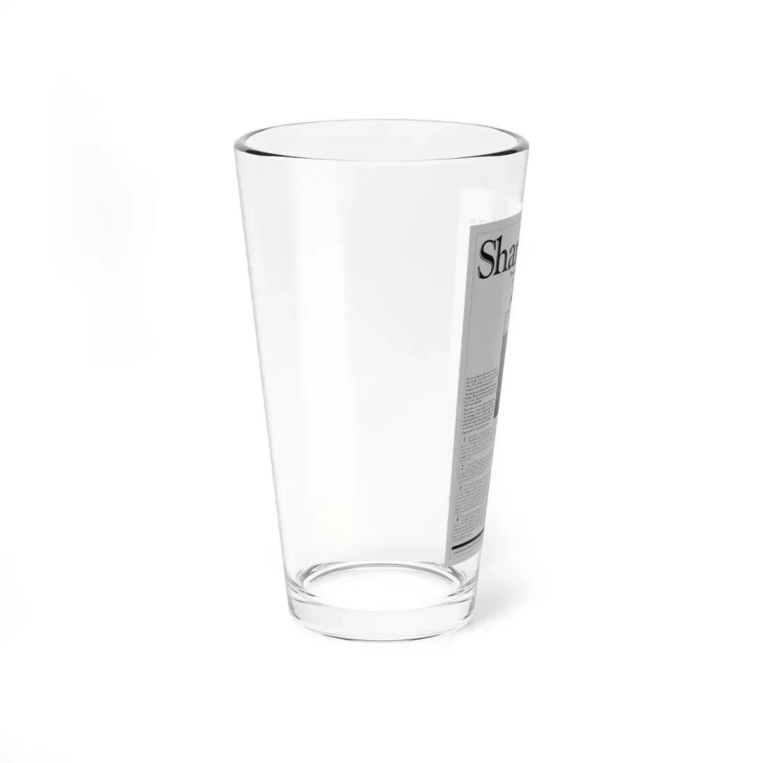 JAWS (TEASER) 1975 Movie Poster - Pint Glass 16oz - Go Mug Yourself