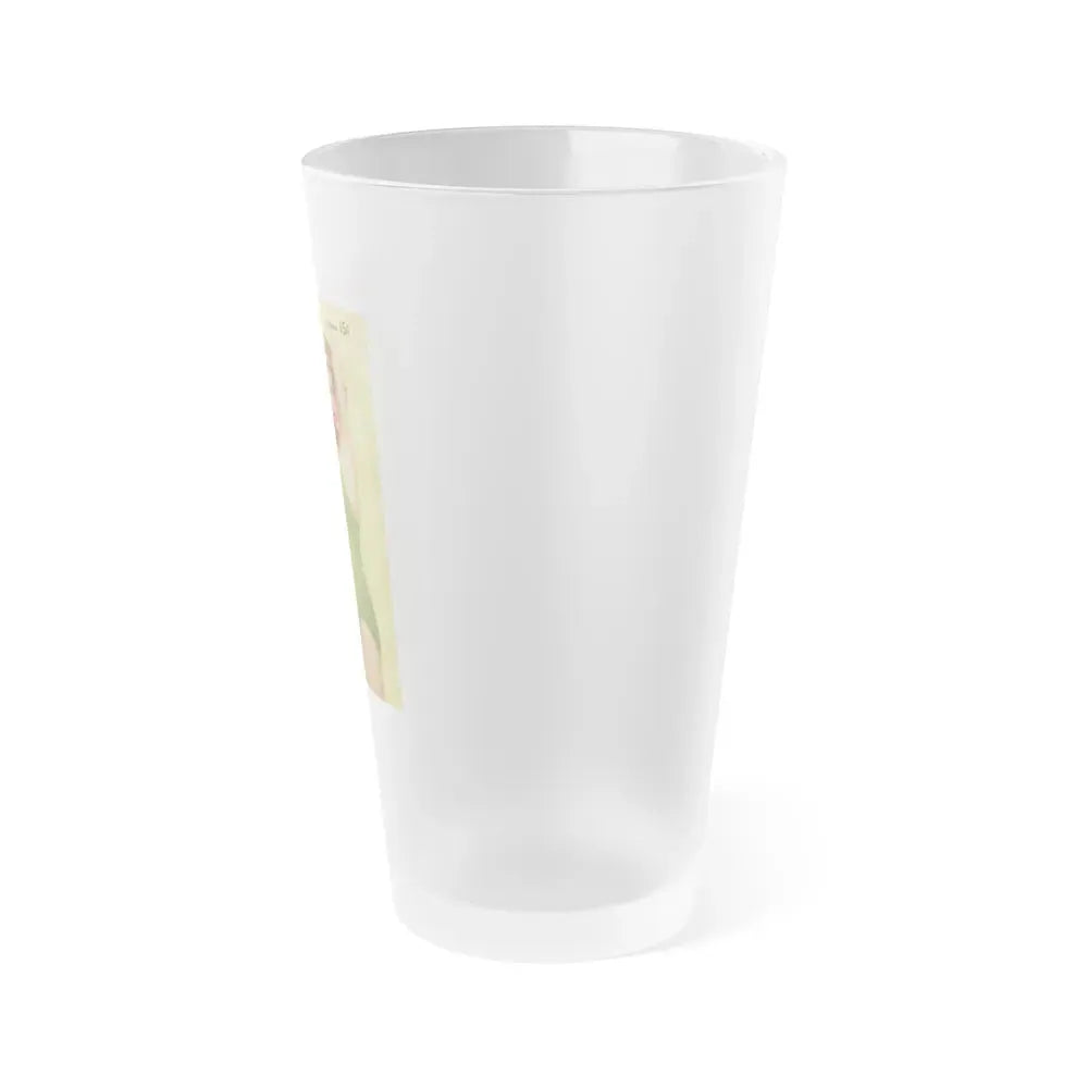 Jayne Mansfield #135 - Mag. Cover (Vintage Female Icon) Frosted Pint Glass 16oz - Go Mug Yourself